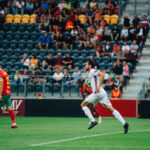 KV Oostende - KV Mechelen - Peyre takes the ball after scoring the 2-1