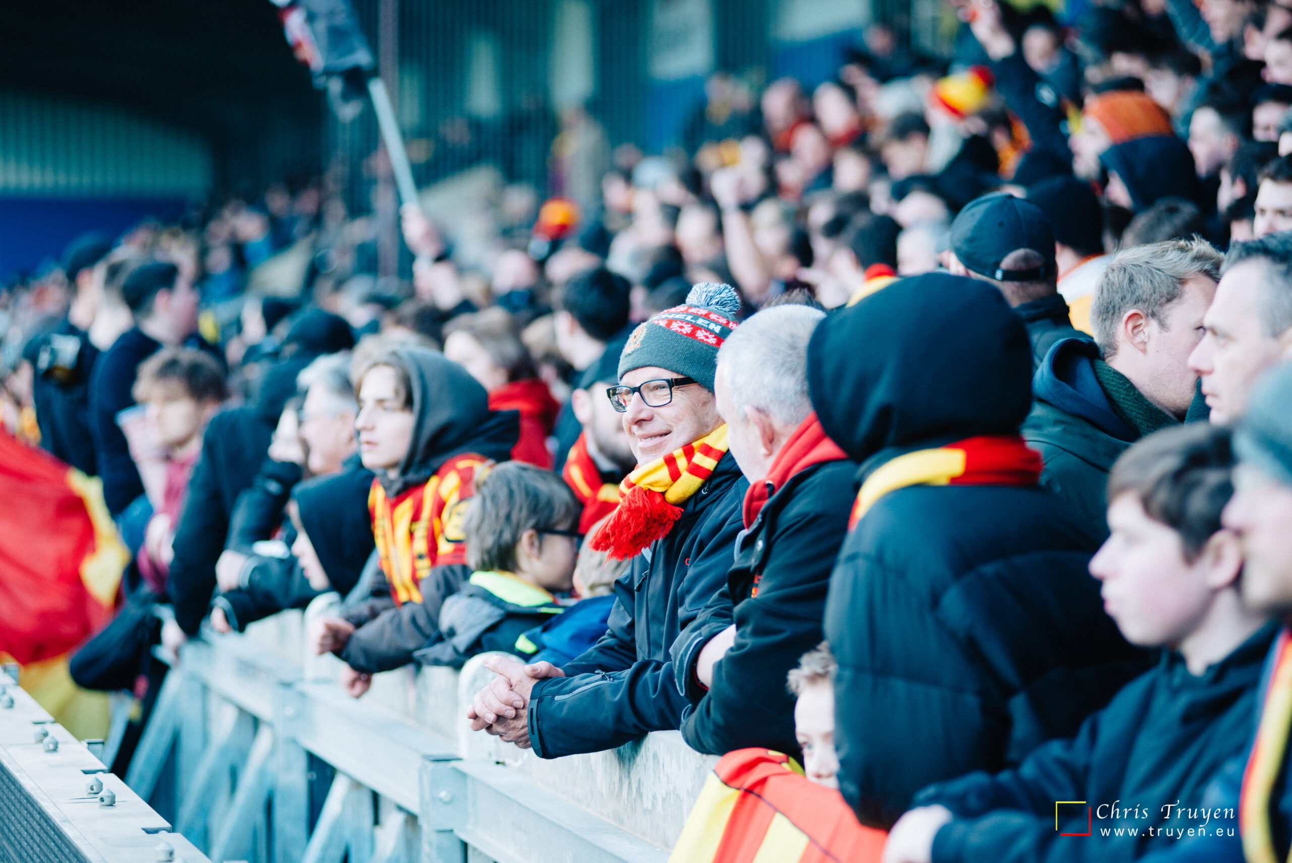 KV Mechelen fan tijdens KVC Westerlo - KV Mechelen