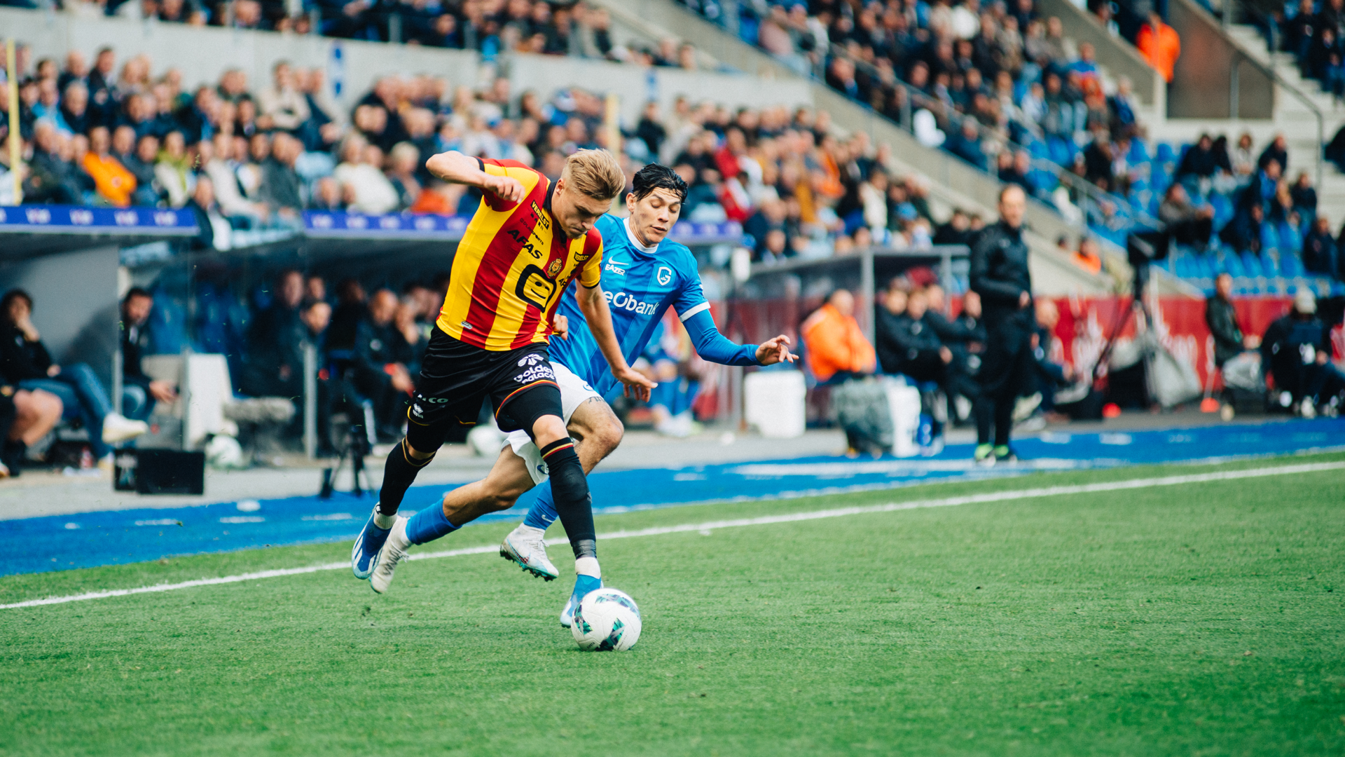 KRC Genk - KV Mechelen. Norman Bassette.